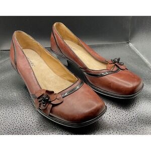 Softspots Women's‎ Chunky Kitten Heels Brown Size 7